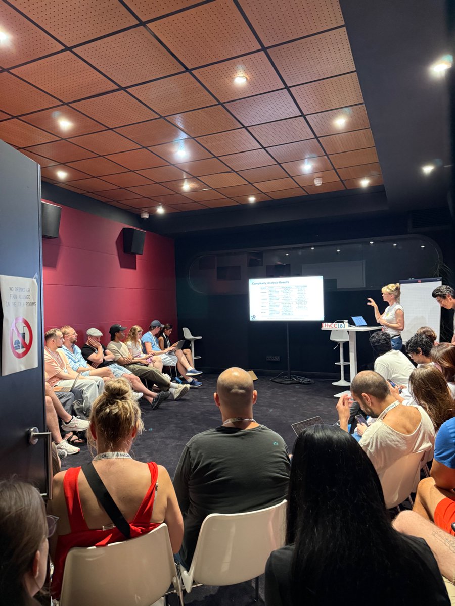 vasily_sumanov's tweet image. content. value. vibe.
100% seats taken at @akrtws session at @ethcc
The novel stuff is born here