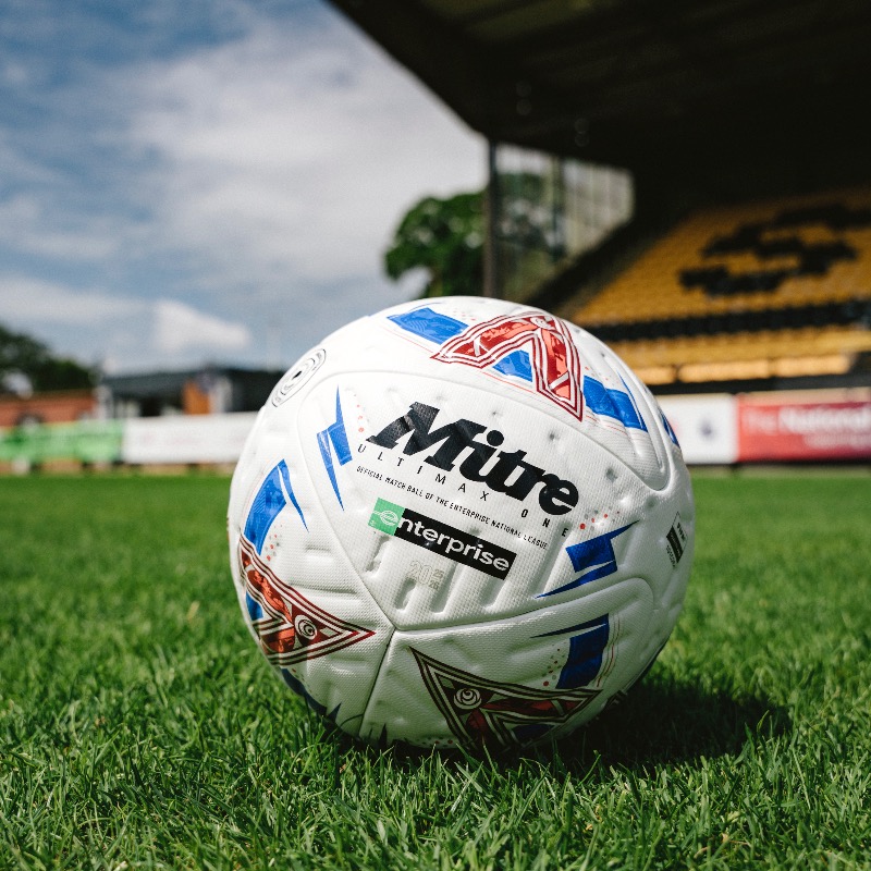 NL_Enterprise's tweet photo. We’re delighted to announced @mitresports as the Official Match Ball Partner of the Enterprise National League from the 2025/26 season ⚽️

Looking forward to seeing it in action? 👌