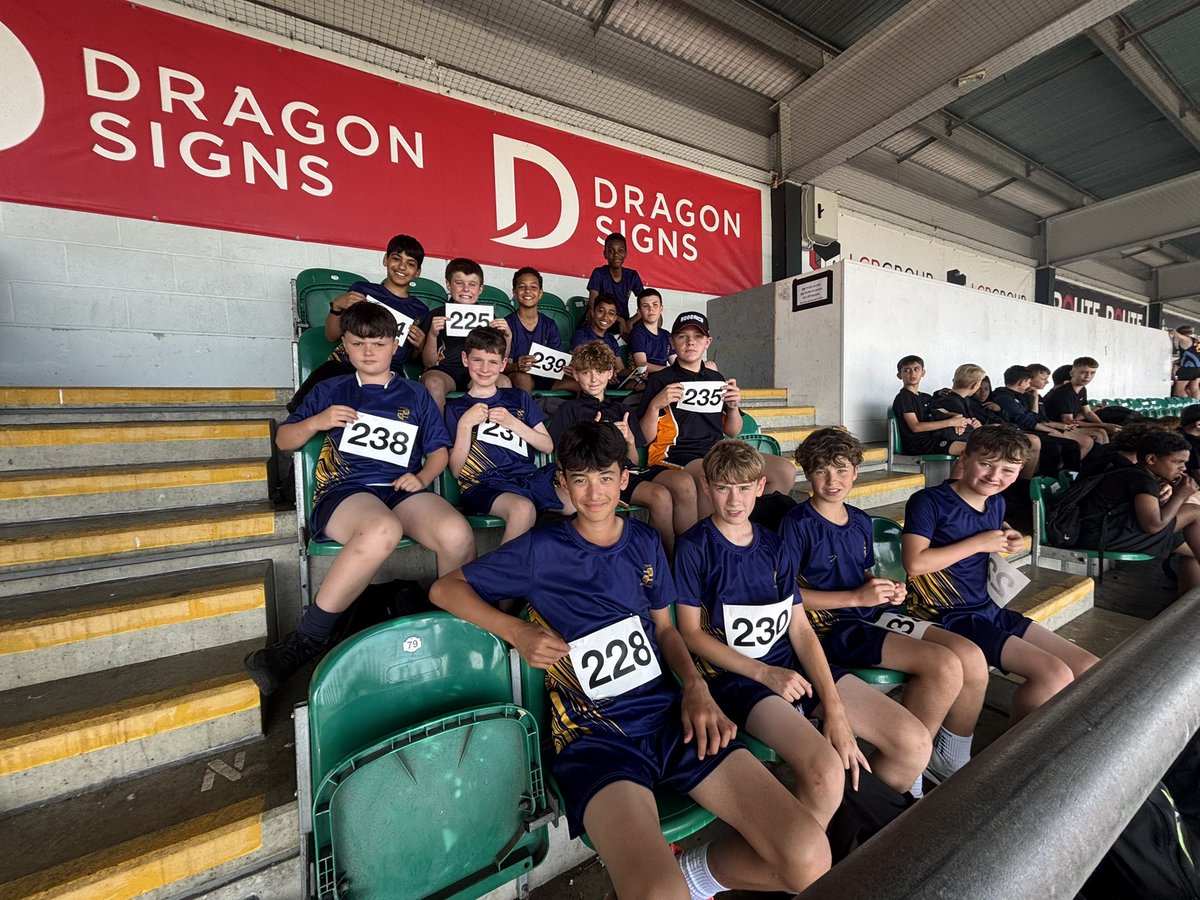 Well done to the boys who competed in the Year 7 athletics championships yesterday!!