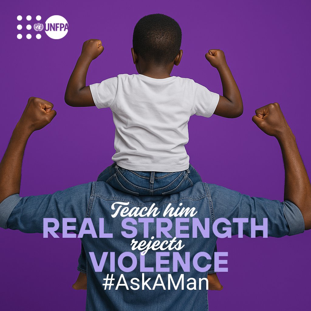 #AskAMan
What role can men play in a world where violence remains widespread?

At <a href="/UNFPA/">UNFPA</a>🇳🇦, we’re inviting men into the conversation - because ending #GBV needs all of us.

Let’s talk masculinity, respect &amp; relationships.
 
We want to hear from you - your story matters.
 #UBUNTU