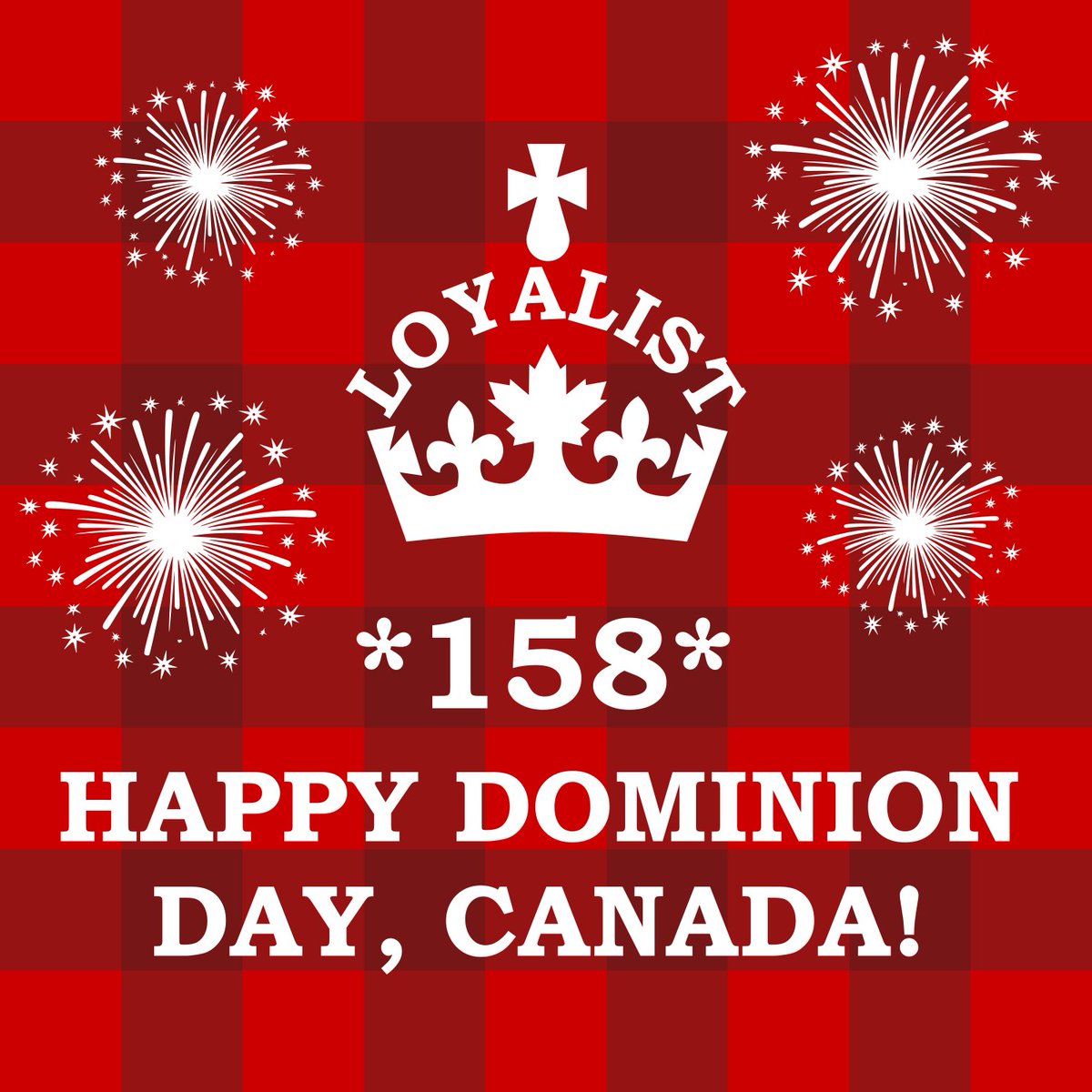 Happy Dominion Day! 158 years has seen its ups and downs, but together we can blaze a trail to a brighter Canada. Only by unifying our spirit can we honour our mighty heritage.