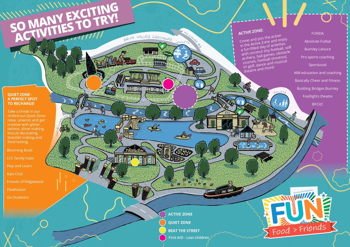 B_B_Burnley's tweet image. We’re at Thompson Park this Sat 6 July! 🎉
Join us 11am–3pm for FREE family fun:
🧘 Quiet Zone – crafts, slime, food tasting
⚽ Active Zone – games, dance, football + more!
Learn about our HAF summer programme too!
#HAFBurnley #FreeFamilyFun #BurnleyEvents