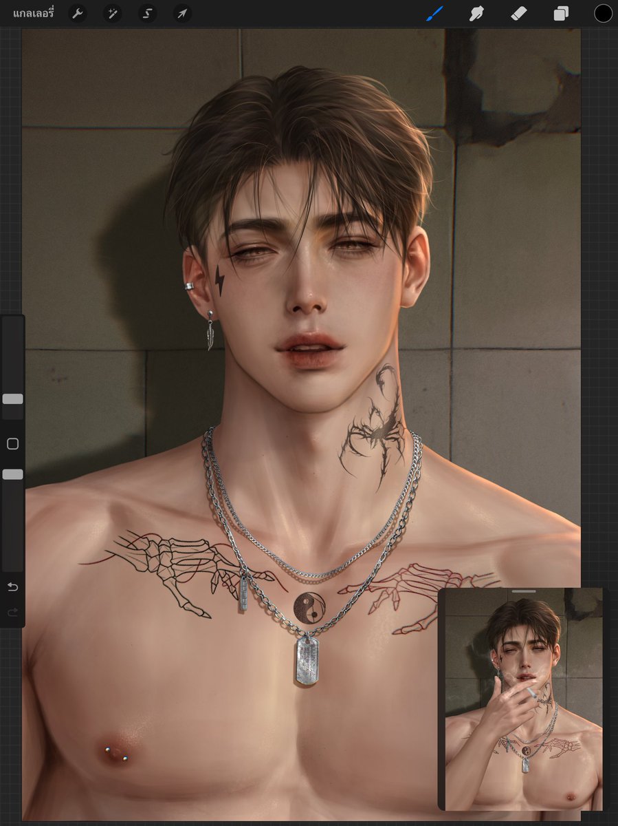 Pls rt. 🙏🥰 

📢เปิดจองปกนิยาย/อิมเมจตัวละคร 

ค่าตัว : 9,600 บาท

ขนาด : A4 350 dpi
ไฟล์ : jpg , png . psd 

•ได้เวอร์ชั่นตามตัวอย่าง✅
•บรีฟเสื้อผ้า✅
•แก้ไขเครื่องประดับได้ ✅
•แก้ไขรอยสักได้✅

*มีมัดจำ 50% ขอคนพร้อมโอนนะคะ*  🙏

#ปกสําเร็จรูป #ปกนิยายสำเร็จรูป