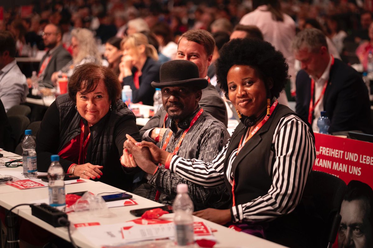 JamesonTimba's tweet image. Internationalism and international solidarity remains a core value of progressive Social democrats the world over. Let's unite to fight far right ultra conservatism. Congratulations to the Social Democratic Party of Germany for a successful Congress