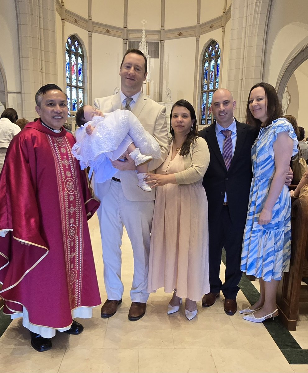 Congratulations, Mateo and Brisia! #STABaptism