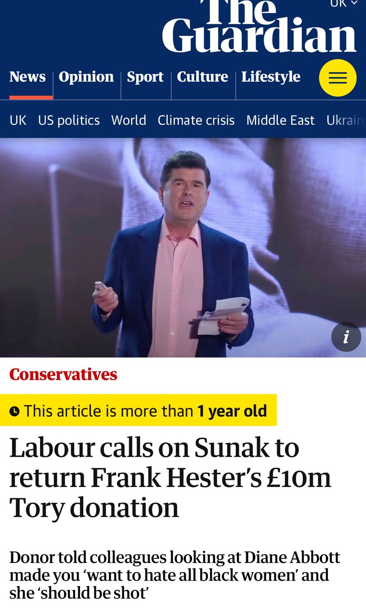 What time is Chris Philp on to discuss why it’s not OK for a rapper to call for the deaths of IDF but it’s OK for a Tory millionaire donor to call for the death of a black MP?

Hester funds Chris Philp. 

#politicslive