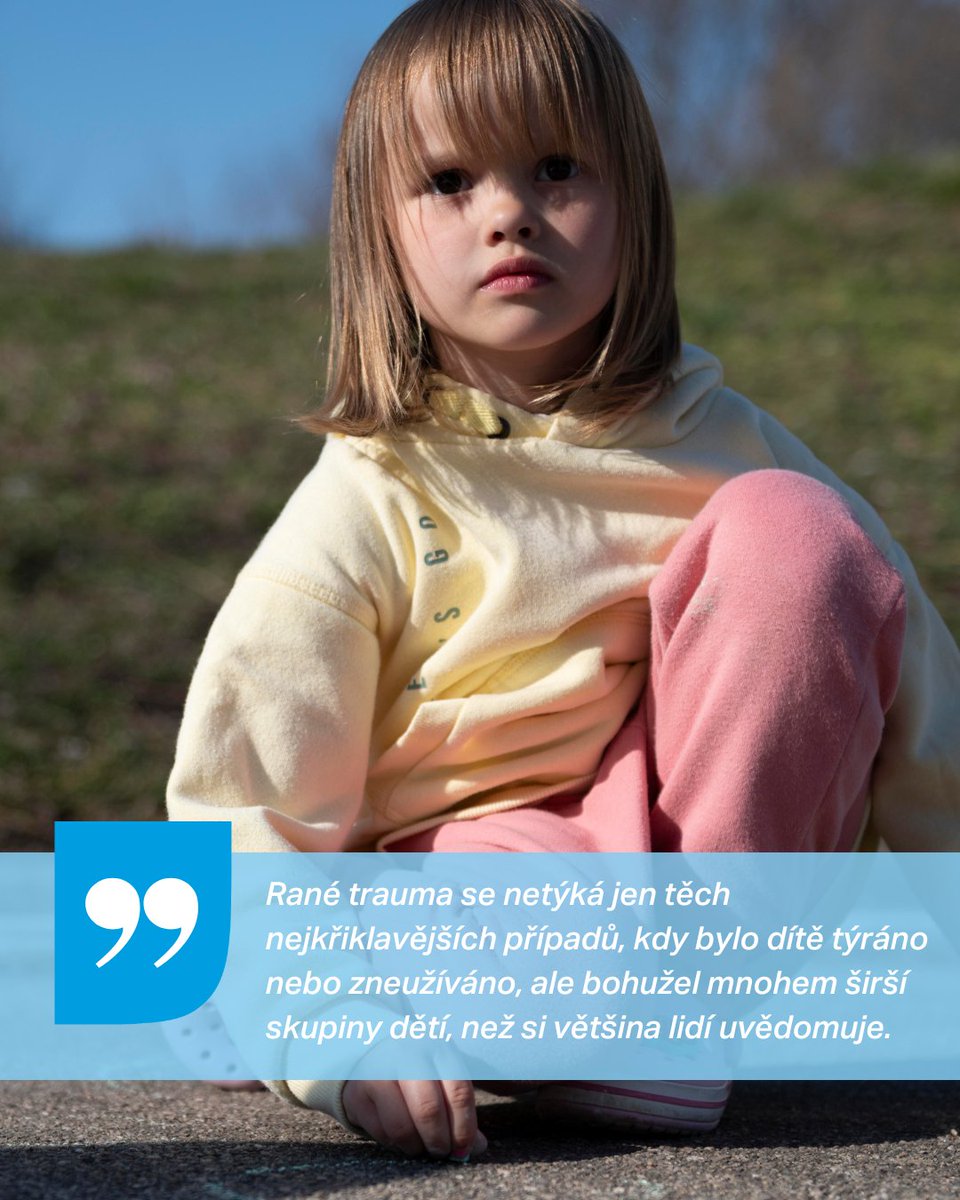 Téměř třetina Čechů si myslí, že rané trauma hrozí jen týraným dětem. Ve skutečnosti může vznikat i z citového strádání a zanedbávání. I ticho, nezájem či chybějící láska bolí. 

Více zde: seznamzpravy.cz/clanek/domaci-…