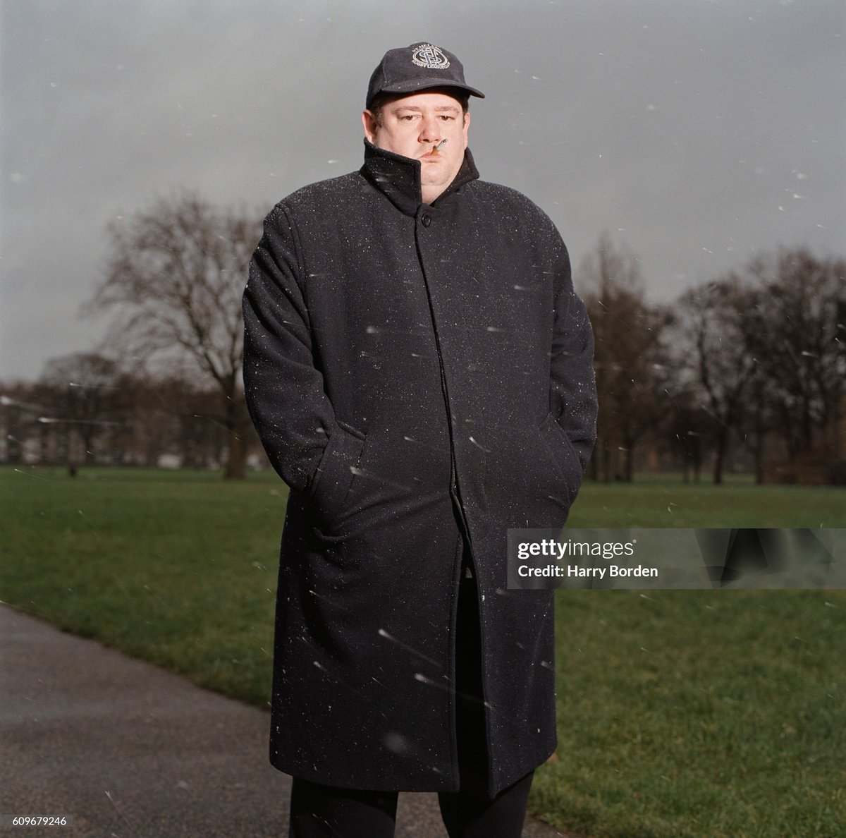 Actor and comedian Johnny Vegas is photographed for the Observer (1998)