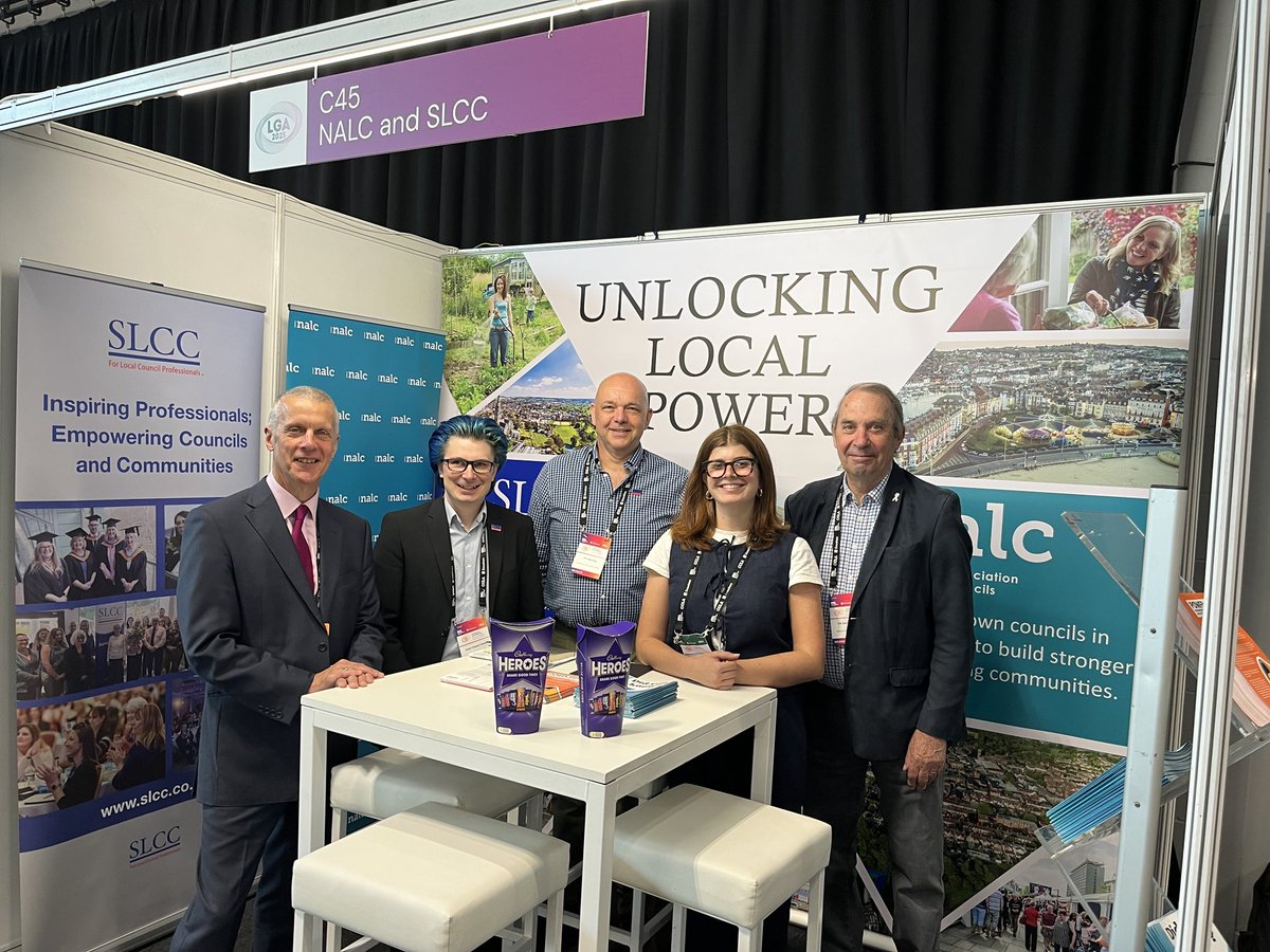 NALC's tweet photo. 📍We are here at the #LGAConf25 in Liverpool! You can find us for the next few days at stand C45 with colleagues from @SLCCnews 🤝 https://t.co/zlmGJOEB97