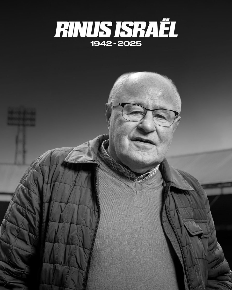 Feyenoord's tweet photo. IJzeren Rinus, rust zacht… 😢 https://t.co/Cuvz9ojYE3