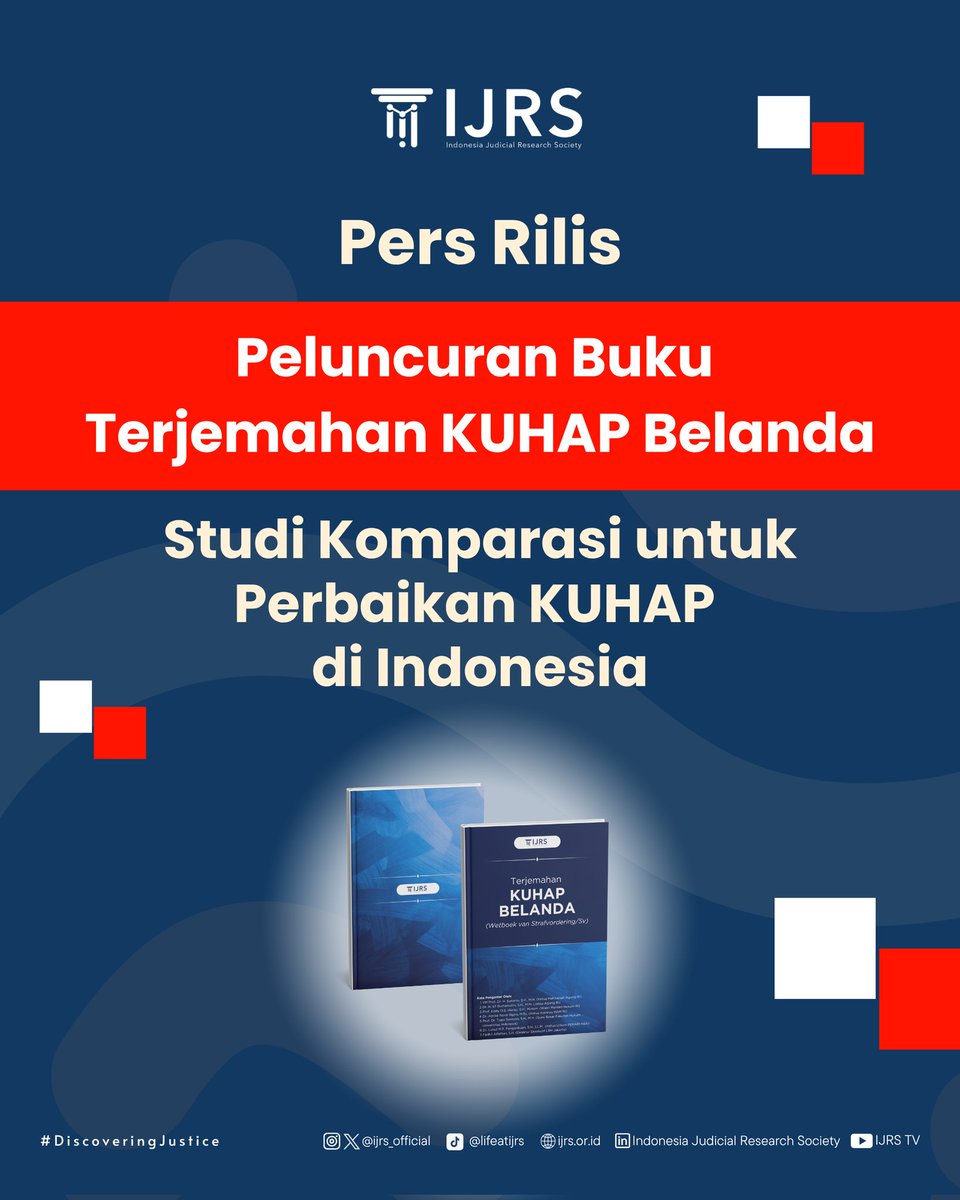 Indonesia Judicial Research Society (IJRS) tweet media