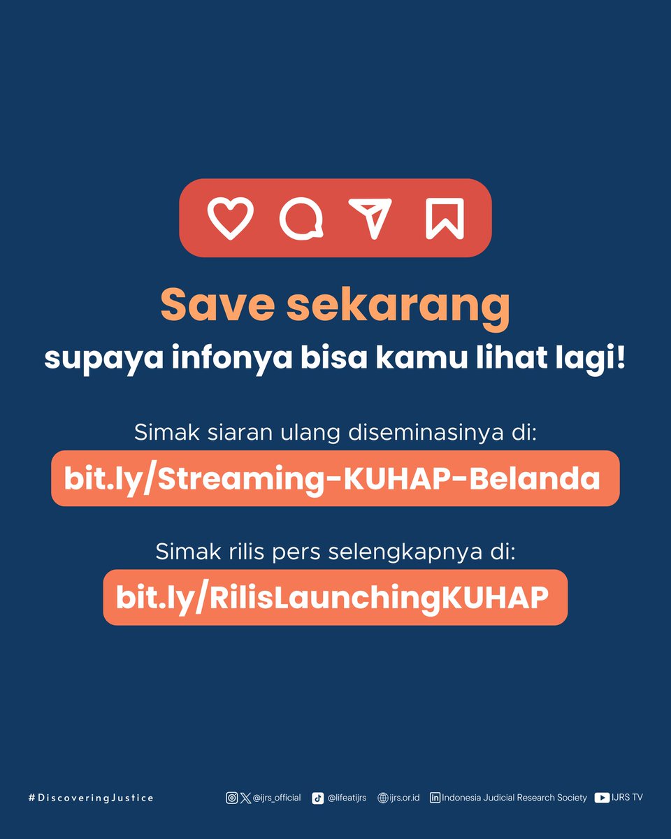 Indonesia Judicial Research Society (IJRS) tweet media