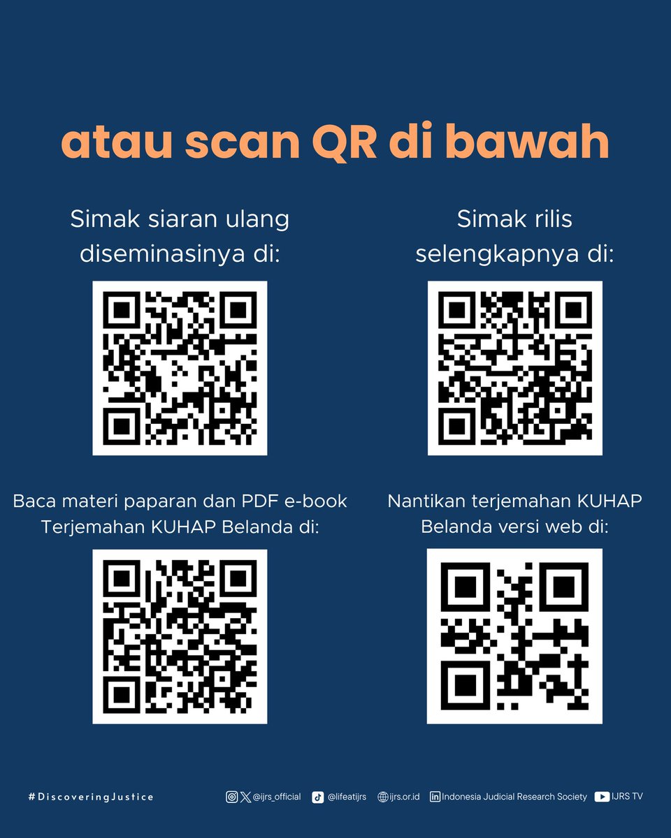 Indonesia Judicial Research Society (IJRS) tweet media