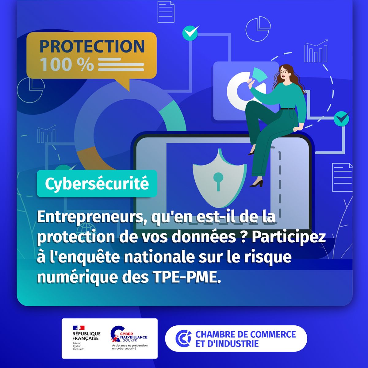 Dirigeants de #TPE #PME, vous avez jusqu'au vendredi 4 juillet pour faire remonter la situation de votre entreprise en matière de #cybersécurité et ainsi permettre aux acteurs concernés dont notre #réseauCCI d'optimiser les solutions d'accompagnement sur cet enjeu majeur 📅

🤨