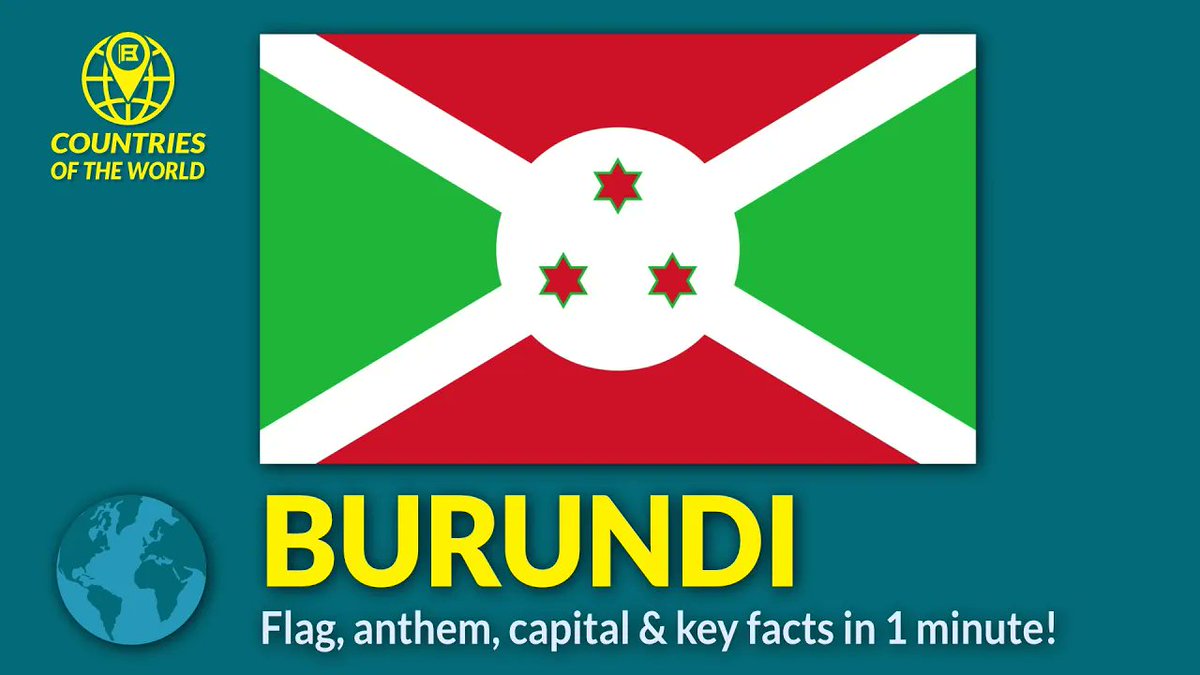flags_book's tweet image. #1july is independence day in #Burundi. A public holiday is held marking independence from Belgium in 1962. Find out about all the countries on flagsbook youtube. #Flagsbook #burundiindependenceday