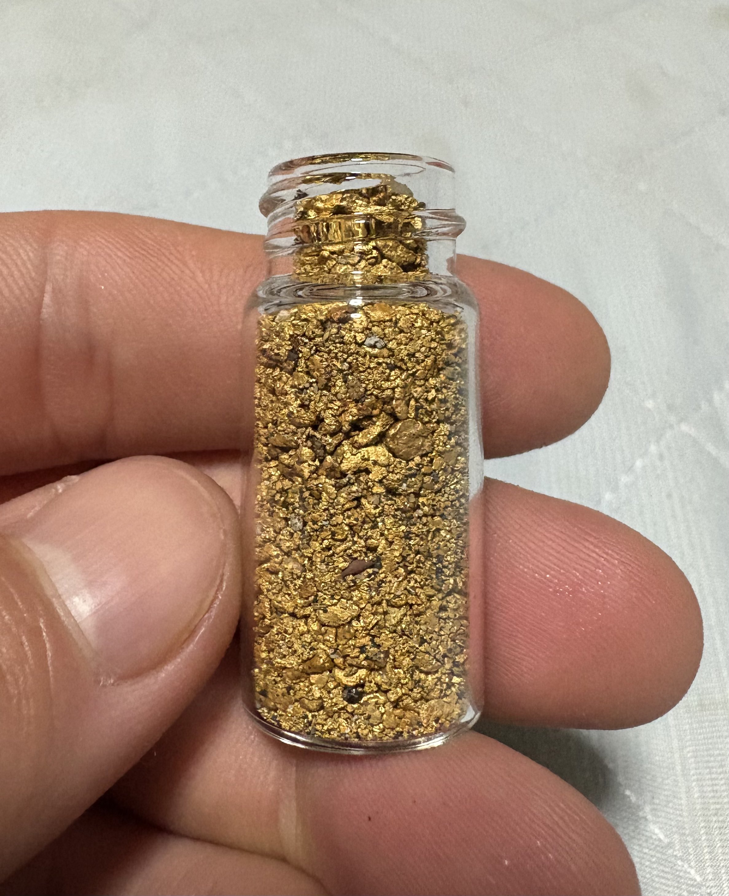 3.07gの小さな砂金・薄片金 ビクトリア州OMEO産 - 自然金と金塊