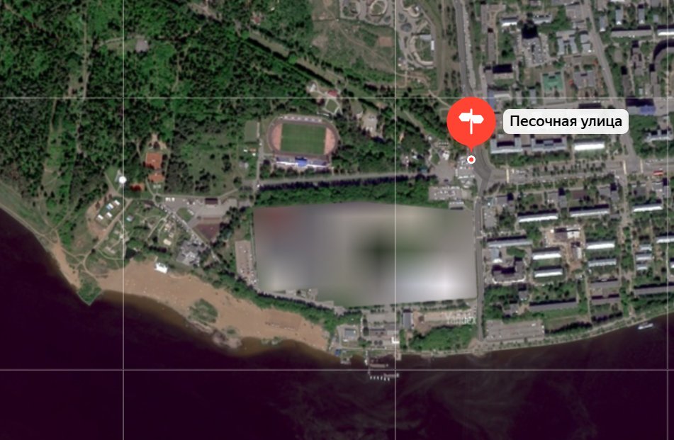 Blurring out your military plants from the satellite images doesn't exactly make it harder for Ukraine to strike them.