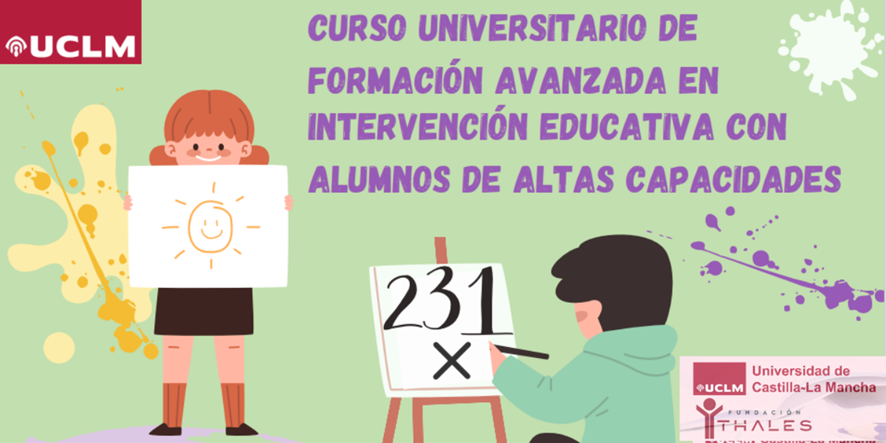 CEP_UCLM (@cep_uclm) on Twitter photo 🧠👨🏫 Curso de Intervención Educativa con Alumnos de Altas Capacidades.
Aprende a detectar, y potenciar el talento de estudiantes con altas capacidades.
🎯 Transforma tu práctica y responde a sus verdaderas necesidades.
🔗 Infórmate aquí 👉 shre.ink/gILQ
<a href="/uclm_es/">Universidad de Castilla-La Mancha</a> 🧠👨🏫 Curso de Intervención Educativa con Alumnos de Altas Capacidades.
Aprende a detectar, y potenciar el talento de estudiantes con altas capacidades.
🎯 Transforma tu práctica y responde a sus verdaderas necesidades.
🔗 Infórmate aquí 👉 shre.ink/gILQ
<a href="/uclm_es/">Universidad de Castilla-La Mancha</a>