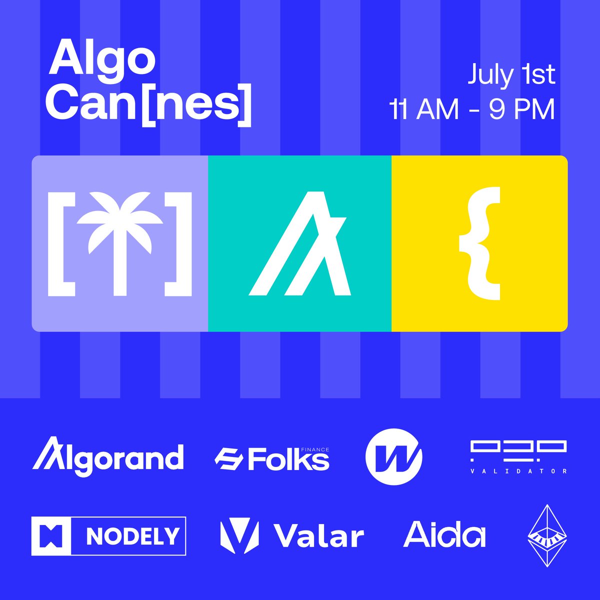 SilentRhetoric's tweet image. If you’re at EthCC, come chill with us at Algo Can[nes]! 

I’ll be teaching Algorand technology this afternoon🤓 

lu.ma/o7225f6w