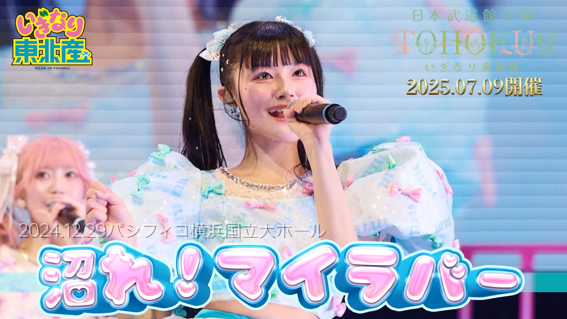 いぎなり日本武道館 ゼッケン / 藤谷美海　いぎなり東北産 藤谷美海 - いぎなり東北産「絶対に負けないツアー」完走
