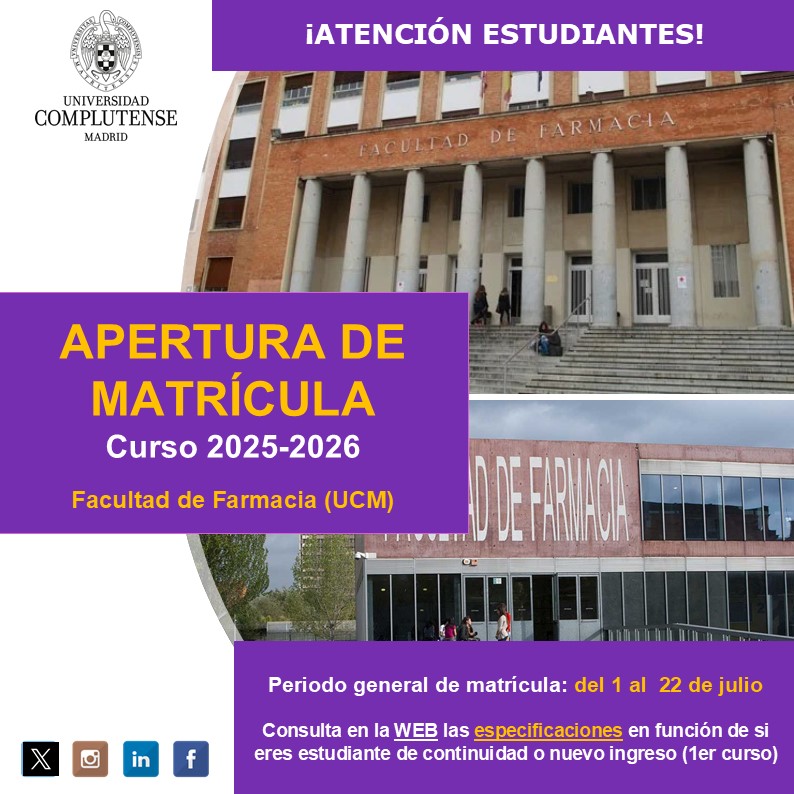 Facultad Farmacia UCM tweet media