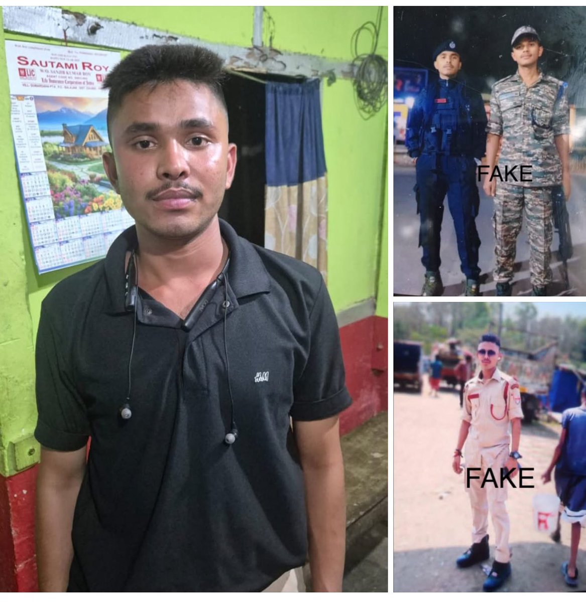 Dhubri Police (@dhubri_police) on Twitter photo One accused person namely Moyzuddin Sarkar, S/O Soyd Ali, reported impersonating in police uniform and extorting shopkeepers was arrested by I/C, Balajan OP.
#জনহিতজনসেৱাৰ্থে
#CommittedToServeAndProtect
<a href="/himantabiswa/">Himanta Biswa Sarma</a> <a href="/CMOfficeAssam/">Chief Minister Assam</a> <a href="/DGPAssamPolice/">DGP Assam</a> <a href="/HardiSpeaks/">Hardi Singh</a> <a href="/assampolice/">Assam Police</a> One accused person namely Moyzuddin Sarkar, S/O Soyd Ali, reported impersonating in police uniform and extorting shopkeepers was arrested by I/C, Balajan OP.
#জনহিতজনসেৱাৰ্থে
#CommittedToServeAndProtect
<a href="/himantabiswa/">Himanta Biswa Sarma</a> <a href="/CMOfficeAssam/">Chief Minister Assam</a> <a href="/DGPAssamPolice/">DGP Assam</a> <a href="/HardiSpeaks/">Hardi Singh</a> <a href="/assampolice/">Assam Police</a>