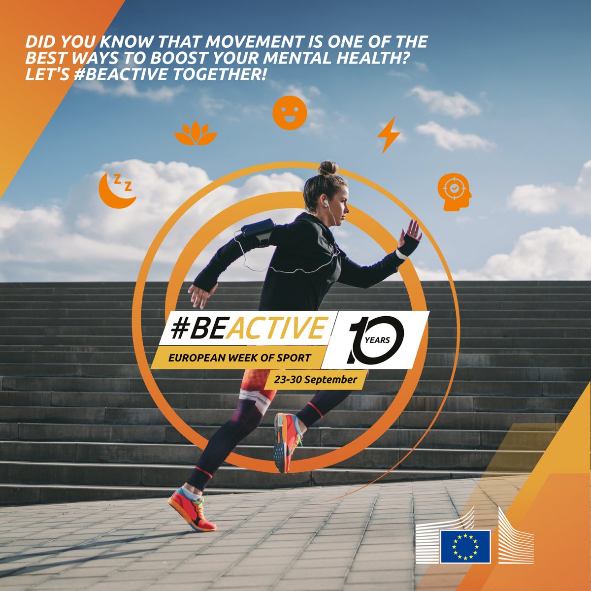 Stressed? Stuck in your head? Move it out🧘‍♀️🚴‍♂️ ️

Sport isn’t just for your body... It’s a game-changer for your mind too 🧠

Move more, feel better. #BeActive 

👉europa.eu/!yctFY4