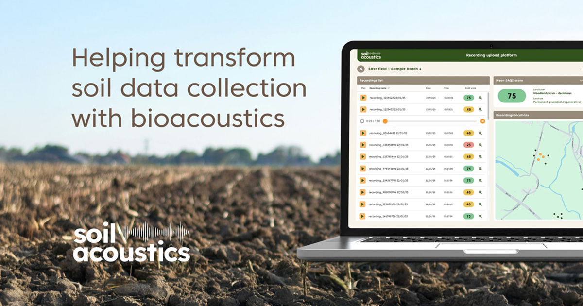 Soil Acoustics Ltd. (@soilacoustics) on Twitter photo We’re pleased to announce the launch of the Soil Acoustic Meter’s (SAM) dedicated Data Portal, developed by <a href="/natapp_uk/">Natural Apptitude</a>.
The SAM is now available to buy & early adopters will get unlimited uploads & analysis for the first year: shop.soilacoustics.com
soilacoustics.com/2025/06/27/soi… We’re pleased to announce the launch of the Soil Acoustic Meter’s (SAM) dedicated Data Portal, developed by <a href="/natapp_uk/">Natural Apptitude</a>.
The SAM is now available to buy & early adopters will get unlimited uploads & analysis for the first year: shop.soilacoustics.com
soilacoustics.com/2025/06/27/soi…