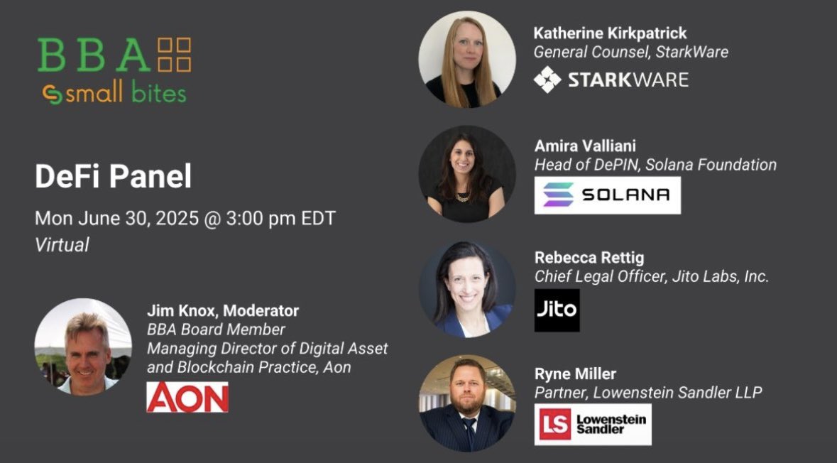 Katherine Kirkpatrick Bos (@kkirkbos) on Twitter photo Snuck out of an epic <a href="/StarkWareLtd/">StarkWare 🐺🐱</a> dinner last night to join some of the best in the business for a fantastic conversation on the state of DeFi. <a href="/RebeccaRettig1/">Rebecca Rettig</a> was nice enough to join on her BIRTHDAY! <a href="/_Ryne_Miller/">Ryne Miller 🇺🇸</a> Snuck out of an epic <a href="/StarkWareLtd/">StarkWare 🐺🐱</a> dinner last night to join some of the best in the business for a fantastic conversation on the state of DeFi. <a href="/RebeccaRettig1/">Rebecca Rettig</a> was nice enough to join on her BIRTHDAY! <a href="/_Ryne_Miller/">Ryne Miller 🇺🇸</a>