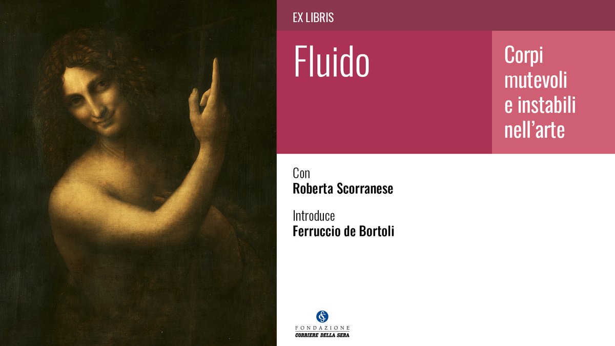 Martedì 8 luglio, alle ore 18, in Sala Buzzati: "Fluido
Corpi mutevoli e instabili nell'arte". 
Con <a href="/MadameSwann/">Roberta Scorranese</a>. Introduce <a href="/DeBortoliF/">Ferruccio de Bortoli</a>.
Prenotati qui: fondazionecorriere.corriere.it/iniziative/flu…

<a href="/GiuntiEditore/">Giunti Editore</a>