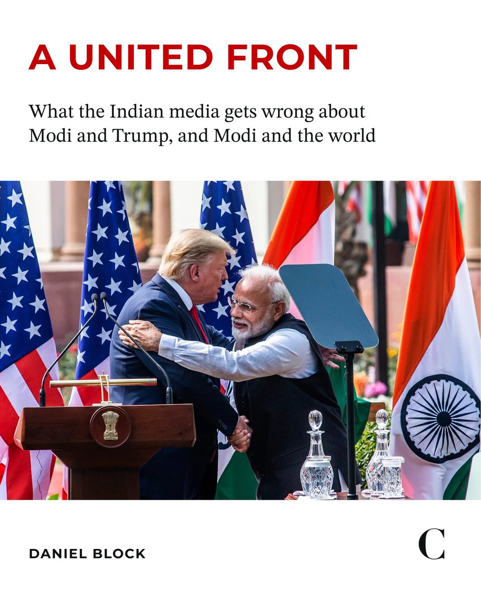 The Caravan (@thecaravanindia) on Twitter photo A United Front: What the Indian media gets wrong about Modi and Trump, and Modi and the world.
<a href="/dblock94/">Daniel Block</a> writes: caravanmagazine.in/politics/trump… A United Front: What the Indian media gets wrong about Modi and Trump, and Modi and the world.
<a href="/dblock94/">Daniel Block</a> writes: caravanmagazine.in/politics/trump…
