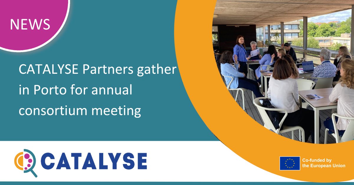 🇵🇹#CATALYSE partners met in Porto for their mid-term consortium meeting!

💡During this meeting, each work package leader presented an update on their tasks, what has been done and what needs to be achieved in the upcoming period.

🔗Read all updates here: ow.ly/Ry5c50WiUkF