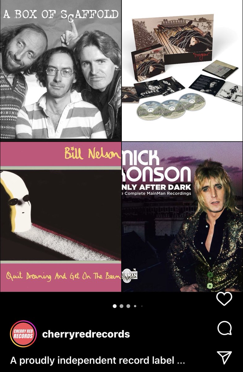 _MikeMcCartney_'s tweet image. A Box of SCAFFOLD, the *McGear Box Set AND Mick Ronson..what MORE do we want ⁉️