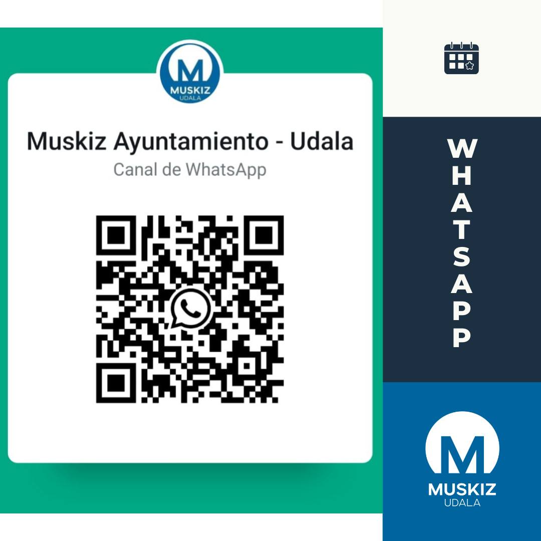 📣  Te recordamos que tienes disponible el canal de WhatsApp oficial del Ayuntamiento de Muskiz.

          ➖➖➖➖

📣  Gogorarazi nahi dizugu Muskizko Udalaren WhatsApp ofizialaren kanala eskuragarri duzula.

⏩ 
whatsapp.com/channel/0029Vb…

#Muskiz
