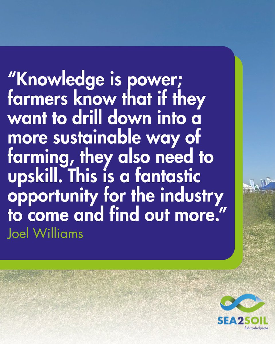 Joel Williams is back for #Groundswell2025 with fresh insights on:

- Amino acid research
- Nutrient cycling
- How Sea2Soil can fit your farming system

📍Visit him at Sea2Soil, Stand DF E40.

Catch up on last year’s talk here - 🔗 sea2soil.co.uk/unlocking-the-…