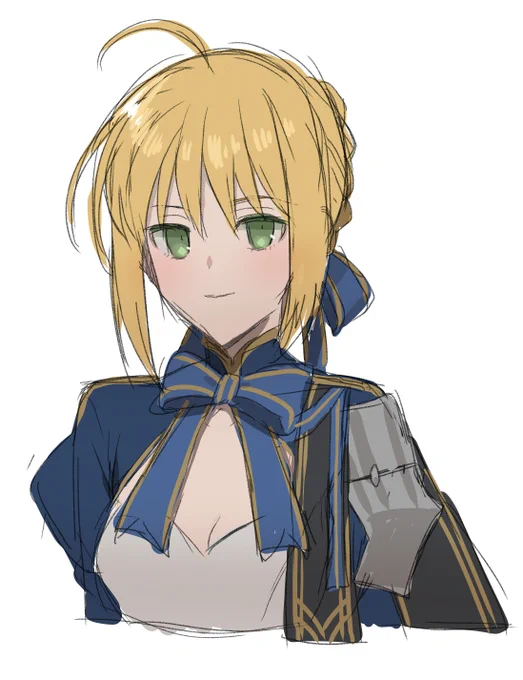 す●れやってないけど セイバーさんの衣装可愛い～