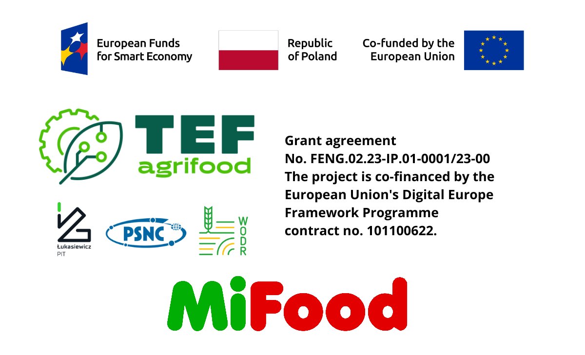 MiFoodRobot's tweet image. 🚀 We’re proud to share some exciting news!

Our company @MiFoodRobot has received a prestigious grant from the European Union under the agrifoodTEF program AgrifoodTEF Polska.
@MiFoodRobot @AgrifoodTEF 

#AgriFoodTEF #EUfunded #Robot #Agritech