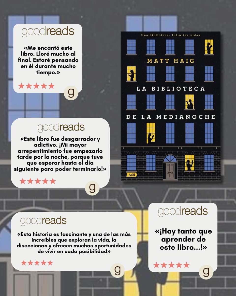 La Biblioteca de la Medianoche de Matt Haig ha acumulado decenas de miles de reseñas de 5 estrellas en Goodreads. Hoy reunimos algunas de ellas para celebrar lo que muchos lectores ya saben: este libro cambia algo dentro de ti.