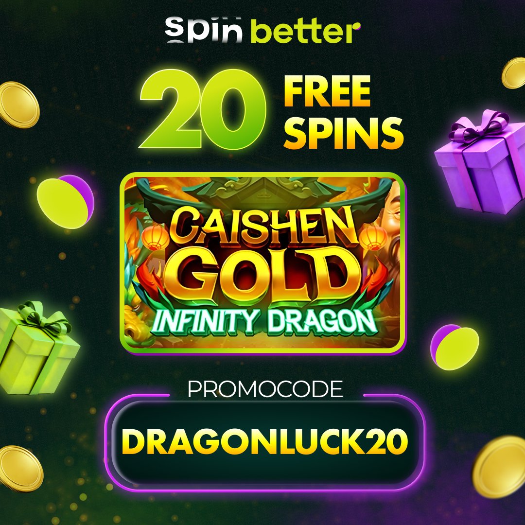 🎯 DRAGONLUCK20 — promo code for 20 free spins in the Caishen Gold: Infinity Dragon slot!

⚠️ Conditions: minimum 2 deposits and no active bonuses
🎯 Wager: x35
📅 Valid from July 1 to July 3

Don’t miss your chance — activate DRAGONLUCK20 right now and catch your luck!
Click