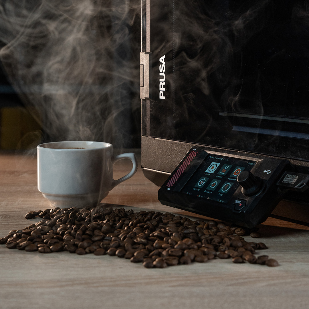 Prusa3D's tweet image. Coffee. The caffeinated holy water that keeps most of us awake – especially when it’s tasty. ☕ Did you know your 3D printer can help you brew an even better cup? In our latest article, we serve up a curated tasting of some of the many 3D prints that can level up your coffee…
