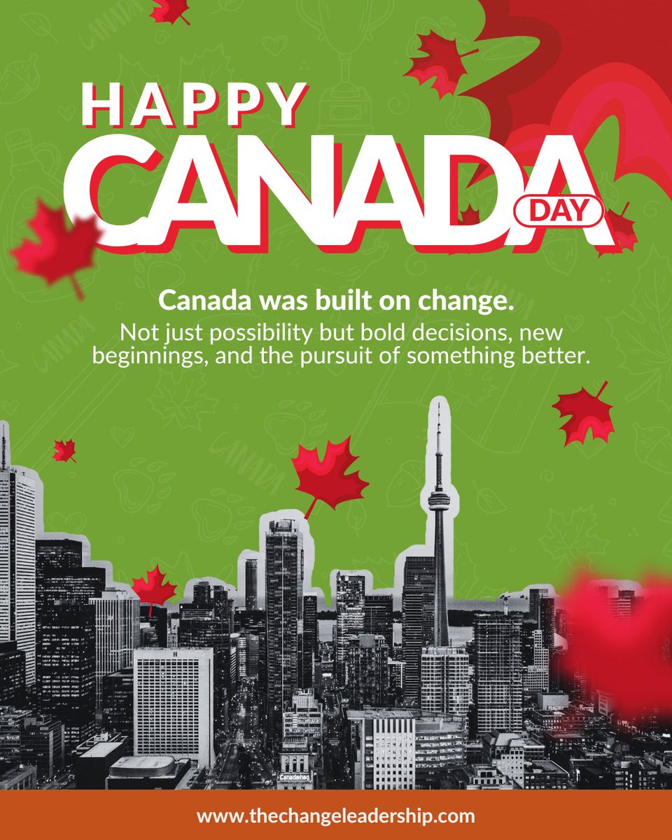 Happy Canada Day to our fellow Change Leaders across the country! 🇨🇦

Drop an emoji or image below that represents Canada to you!