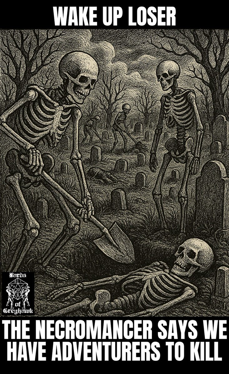 Undead Problems. #dnd #ttrpg #skeletons #necromancy