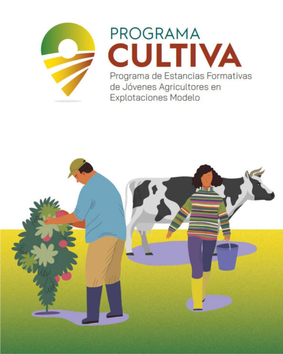 📢🌱 ¡Atención jóvenes agricultores!
⁣
 Programa CULTIVA 2025

🎓 Ofrece estancias formativas gratuitas en explotaciones modelo, financiadas por el @gobmata  en colaboración con el <a href="/InjuveSpain/">Injuve</a> 

¡Inscripciones hasta el 9 de julio!
⁣