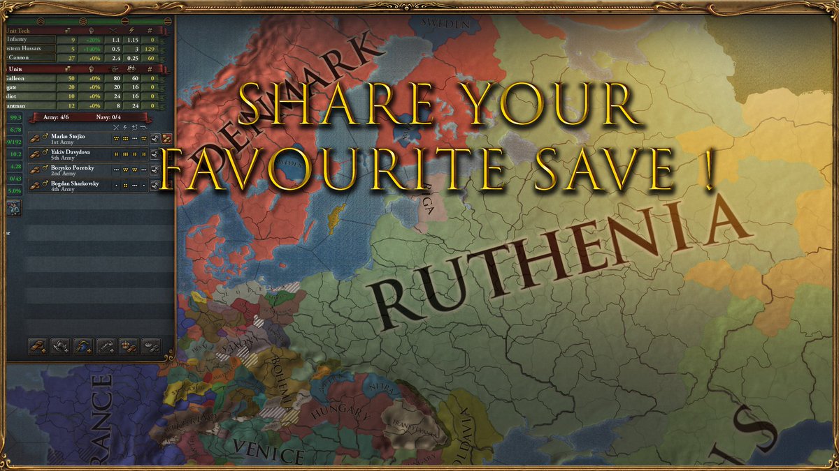 E_Universalis's tweet image. Summer is hot… but what’s hotter than a screenshot of your favorite EU4 save?
Show us your glorious borders, cursed alliances, or absolute chaos campaigns !
Drop your favourite EU4 map below, we’ll handle the sunscreen 😎