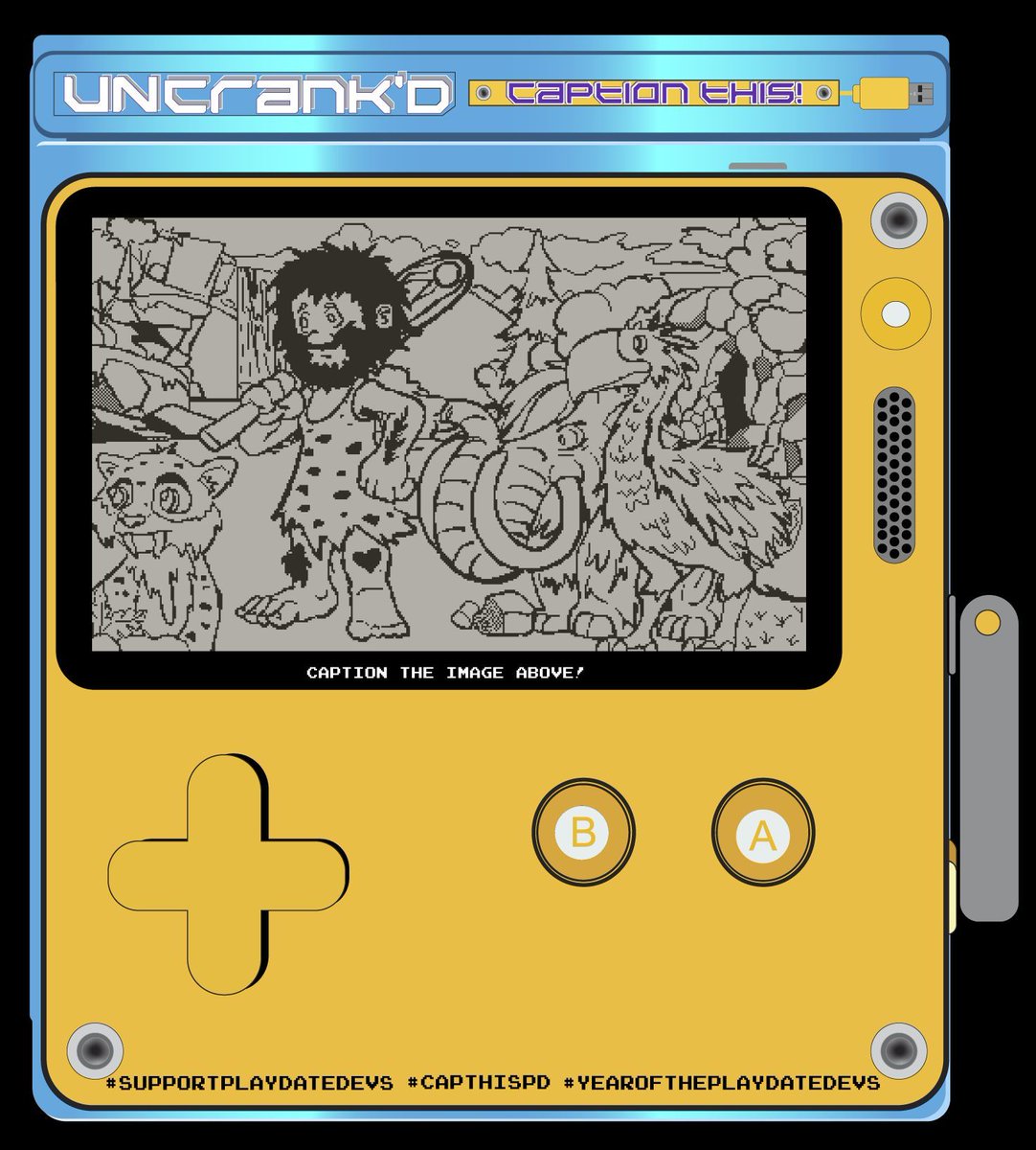 UncrankdPD's tweet image. July's Caption This contest is live!
What do you think the saber-tooth tiger, the Neanderthal, the mammoth and the elephant bird thinking and/or looking at?
forms.gle/CUavMwRdTwRttC…