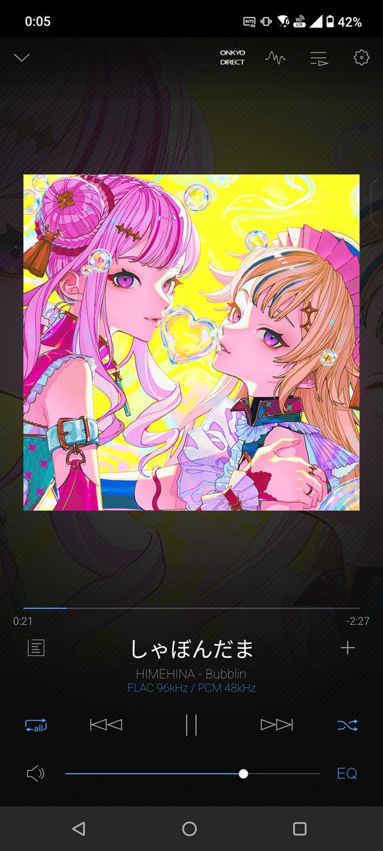 mr2hk2341's tweet photo. ダウンロード完了！
#HIMEHINA #Bubblin https://t.co/lZdoFarsDD