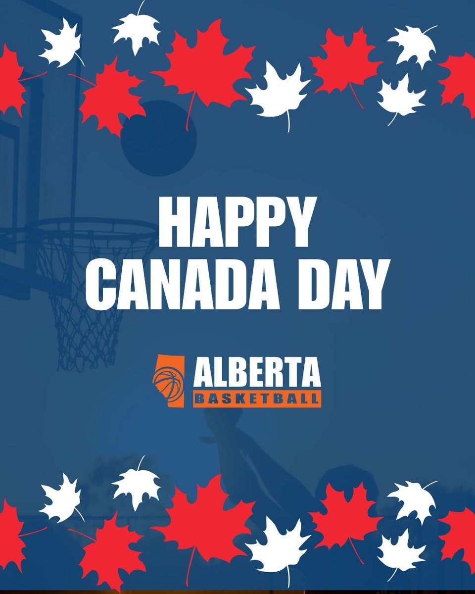 Happy Canada Day! 🇨🇦🏀🍁

#CanadaDay #AlbertaBasketball #ProudToBeCanadian