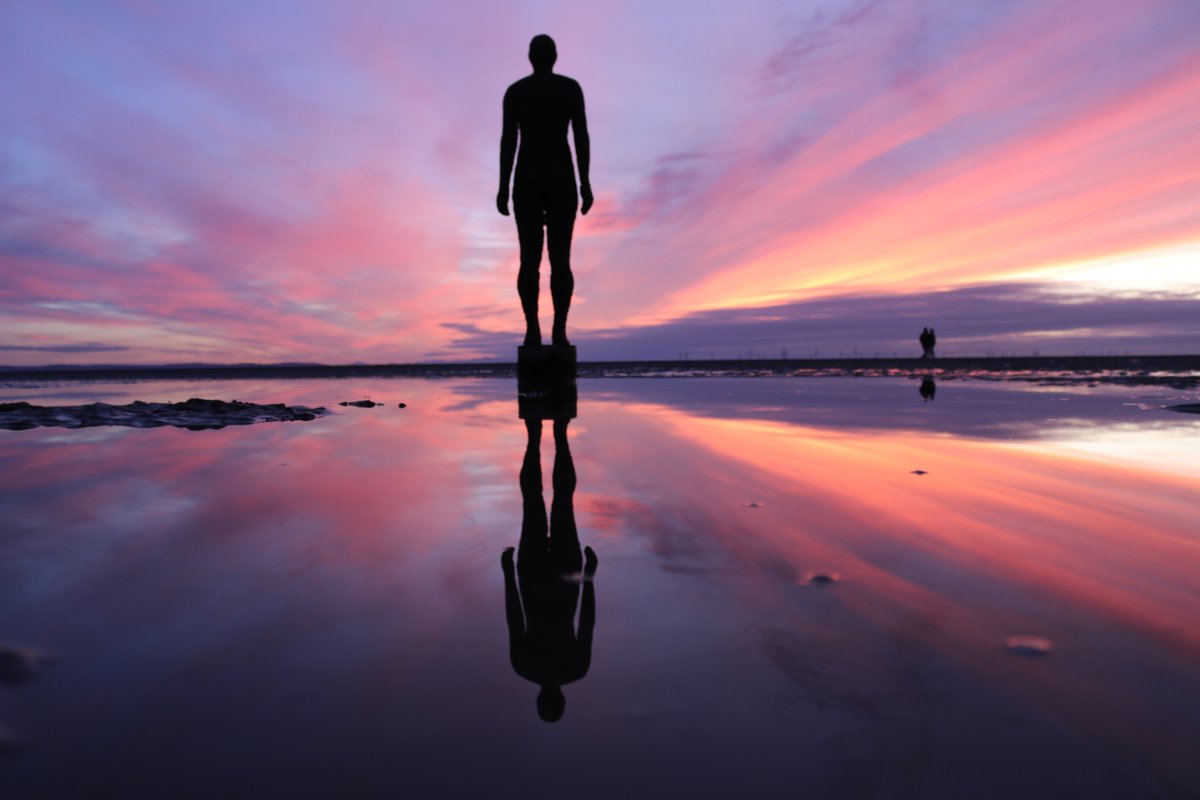 Happy Vicennial to our 100 #ironmen on #CrosbyBeach, #Anotherplace is inspirational and has bagged me a number of completion wins and national recognition, many thank to @AntonyGormley
