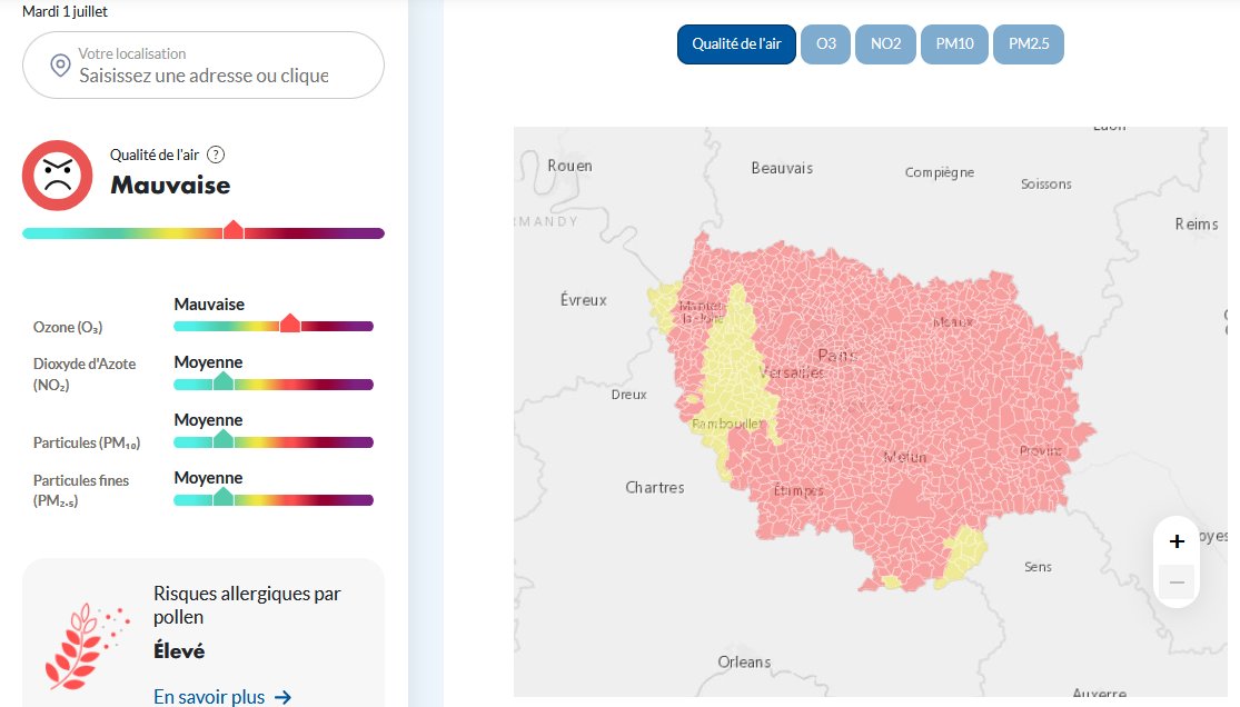 OYE 349 (@oye349) on Twitter photo Aujourd'hui canicule sur l' <a href="/iledefrance/">Région Île-de-France</a> et #Pollution à l'ozone.
Faut-il empêcher une partie de la population de se rendre au travail pendant que les voyageurs de loisir peuvent bénéficier sans restriction de leur vol vers l'étranger ?
☁️✈️☁️✈️☁️✈️
<a href="/ADERAriverains/">ADERA</a> <a href="/advocnar/">Association ADVOCNAR</a> Aujourd'hui canicule sur l' <a href="/iledefrance/">Région Île-de-France</a> et #Pollution à l'ozone.
Faut-il empêcher une partie de la population de se rendre au travail pendant que les voyageurs de loisir peuvent bénéficier sans restriction de leur vol vers l'étranger ?
☁️✈️☁️✈️☁️✈️
<a href="/ADERAriverains/">ADERA</a> <a href="/advocnar/">Association ADVOCNAR</a>