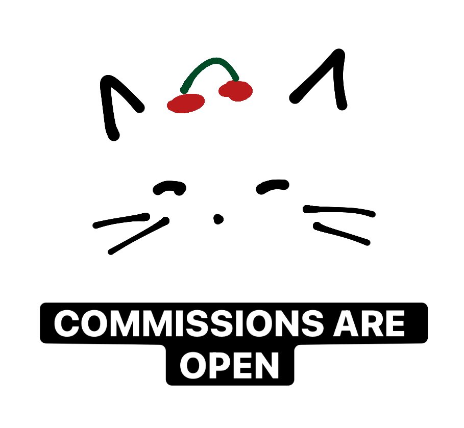cherrymisu_'s tweet image. COMMISSIONS OFFICIALLY OPEN
Currently working on a few projects so I will be taking on as many commissions as I can handle
I will be contacting those I want to collaborate with throughout the month of July
Please read my card before proceeding ♥️☕️